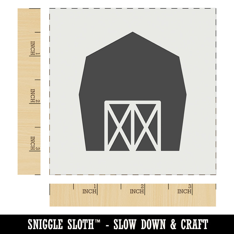 Barn Doodle Wall Cookie DIY Craft Reusable Stencil