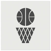 Basketball and Hoop Wall Cookie DIY Craft Reusable Stencil