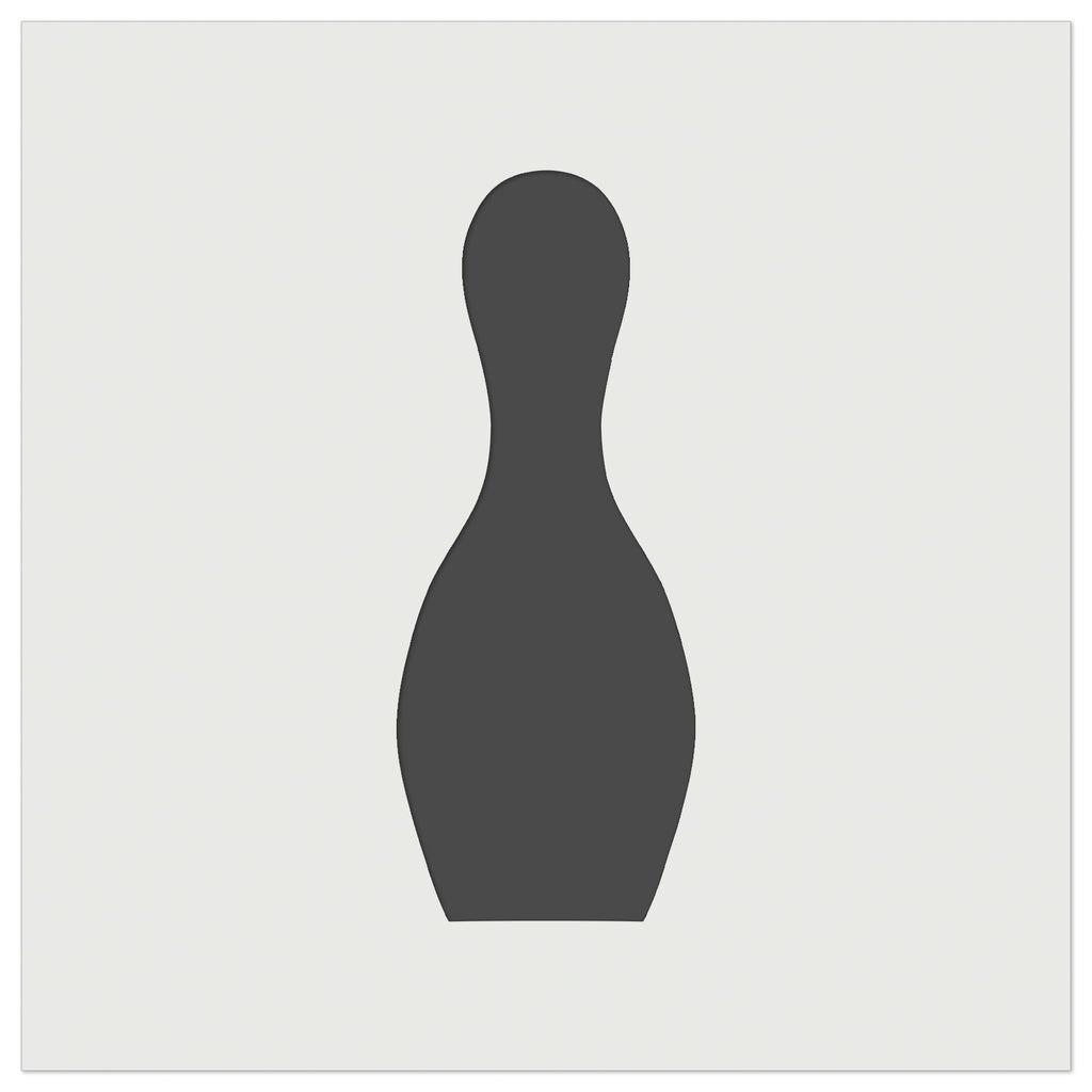 Bowling Pin Solid Wall Cookie DIY Craft Reusable Stencil