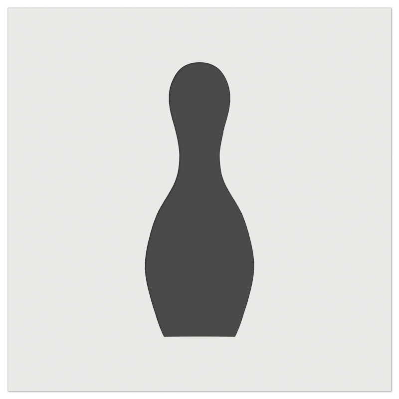Bowling Pin Solid Wall Cookie DIY Craft Reusable Stencil