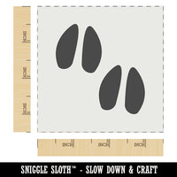 Deer Tracks Footprints Wall Cookie DIY Craft Reusable Stencil