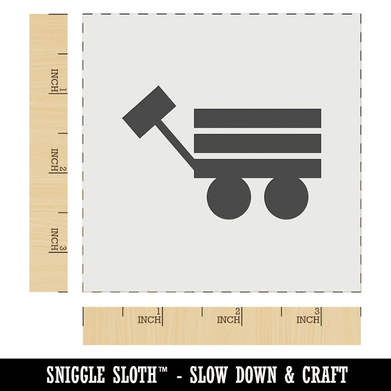 Fun Wagon Wall Cookie DIY Craft Reusable Stencil