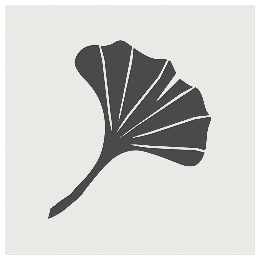 Ginkgo Leaf Wall Cookie DIY Craft Reusable Stencil