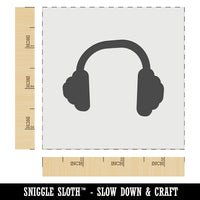 Headphones Ear Solid Wall Cookie DIY Craft Reusable Stencil