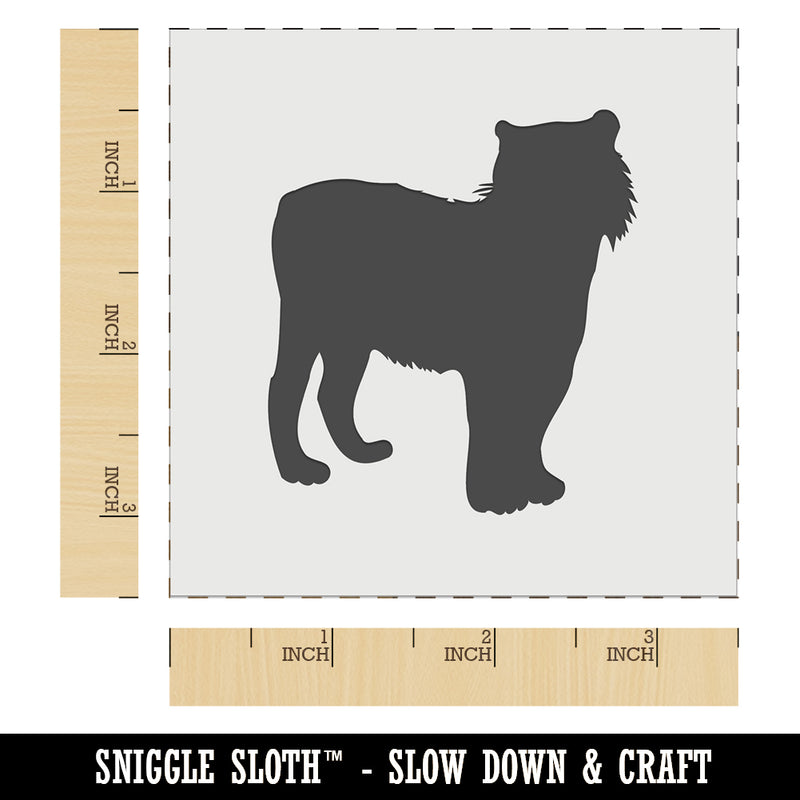 Tiger Solid Wall Cookie DIY Craft Reusable Stencil