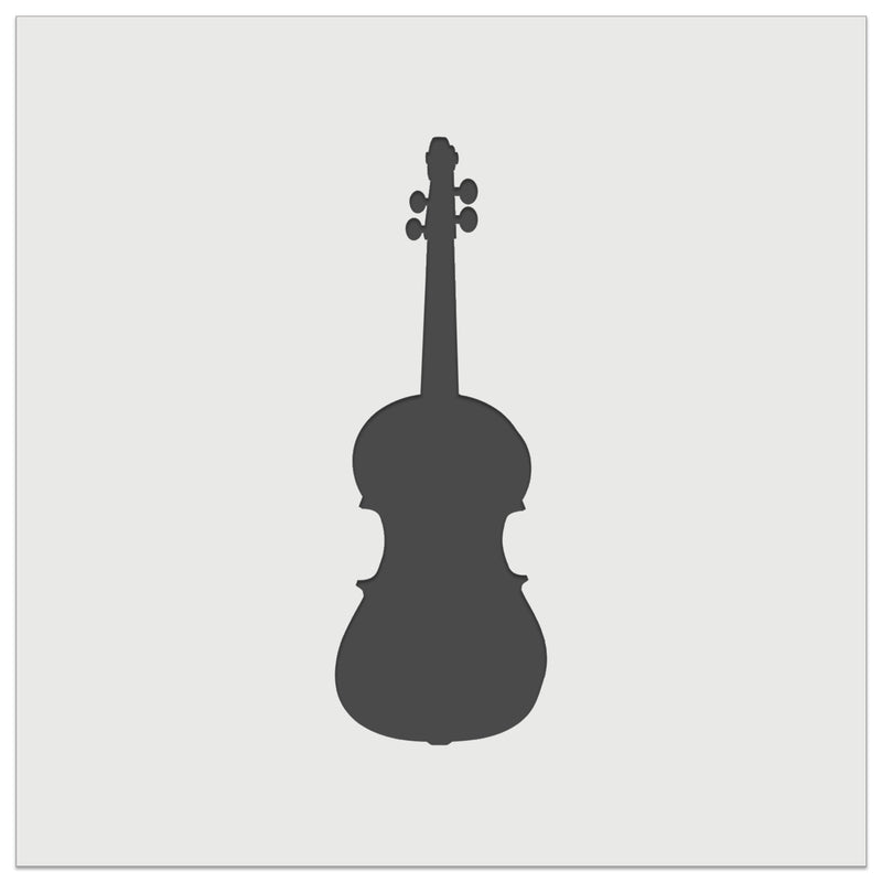 Violin Music Instrument Silhouette Wall Cookie DIY Craft Reusable Stencil