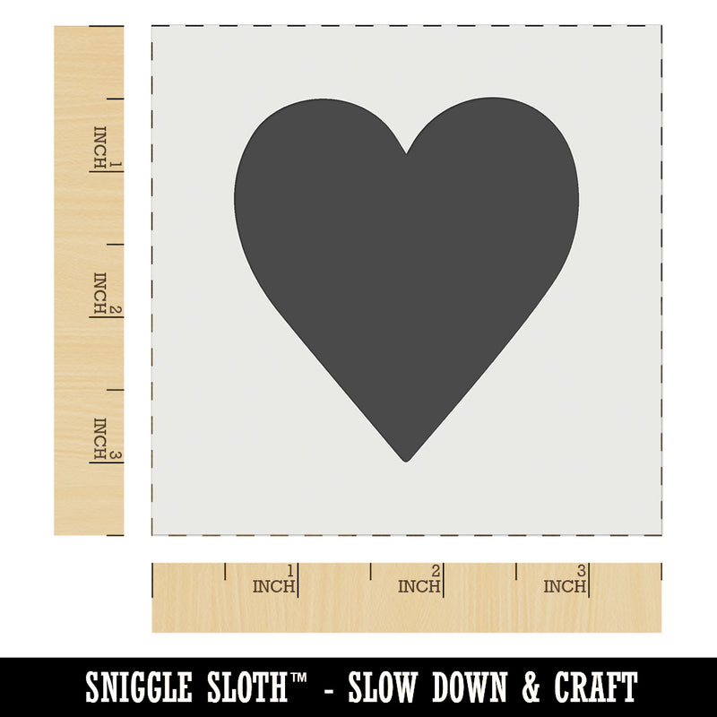 Card Suit Hearts Wall Cookie DIY Craft Reusable Stencil