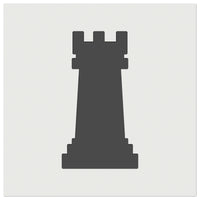 Chess Rook Piece Wall Cookie DIY Craft Reusable Stencil