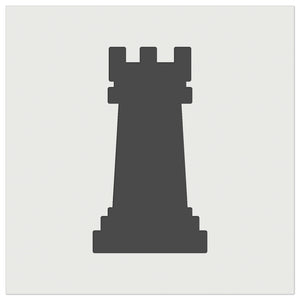 Chess Rook Piece Wall Cookie DIY Craft Reusable Stencil