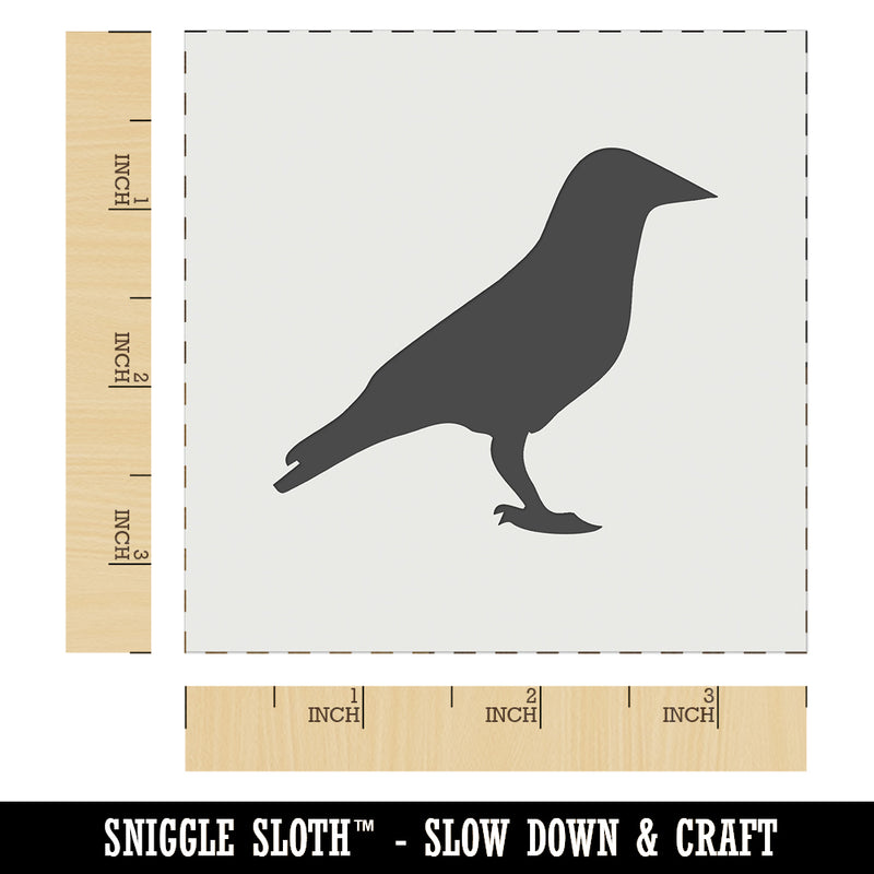 Crow Solid Wall Cookie DIY Craft Reusable Stencil