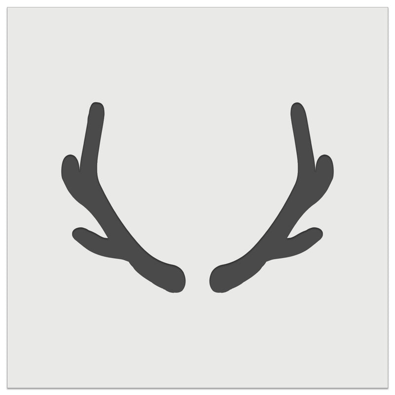 Deer Antlers Wall Cookie DIY Craft Reusable Stencil