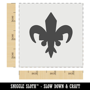 Fleur De Lis French Mardi Gras Solid Wall Cookie DIY Craft Reusable Stencil