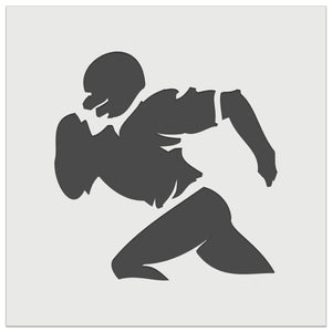 Football Player Running Solid Wall Cookie DIY Craft Reusable Stencil