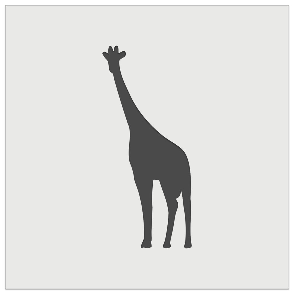 Giraffe Standing Solid Wall Cookie DIY Craft Reusable Stencil