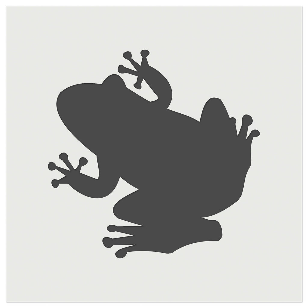 Rainforest Tree Frog Solid Wall Cookie DIY Craft Reusable Stencil