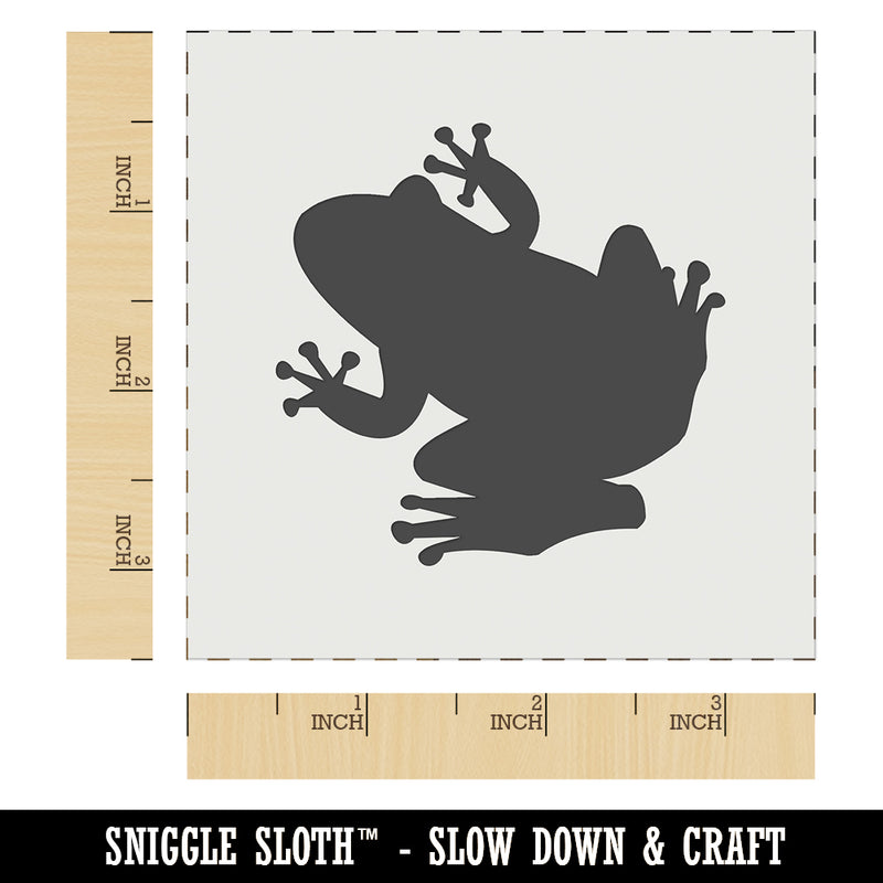 Rainforest Tree Frog Solid Wall Cookie DIY Craft Reusable Stencil