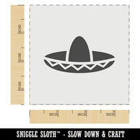 Sombrero Mexico Mexican Fiesta Hat Wall Cookie DIY Craft Reusable Stencil