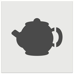 Teapot Kettle Solid Wall Cookie DIY Craft Reusable Stencil