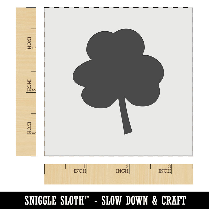 Three Leaf Clover Solid Wall Cookie DIY Craft Reusable Stencil