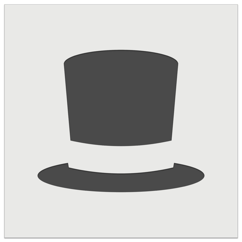 Top Hat Wall Cookie DIY Craft Reusable Stencil