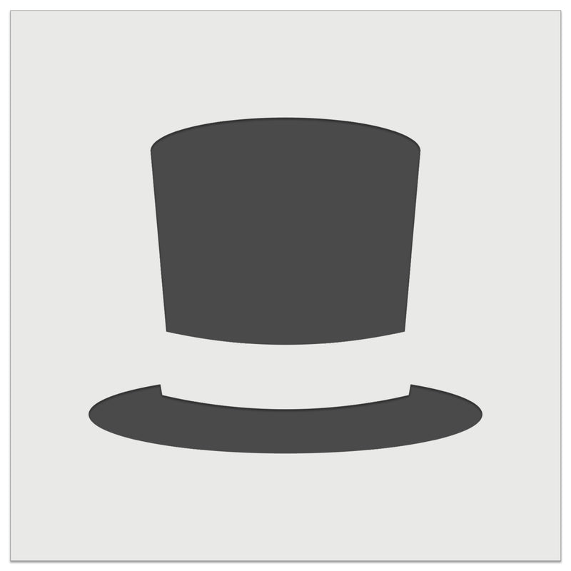 Top Hat Wall Cookie DIY Craft Reusable Stencil