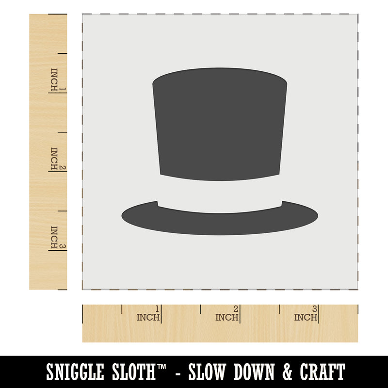 Top Hat Wall Cookie DIY Craft Reusable Stencil