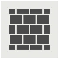 Brick Wall Rectangle Pattern Background Wall Cookie DIY Craft Reusable Stencil