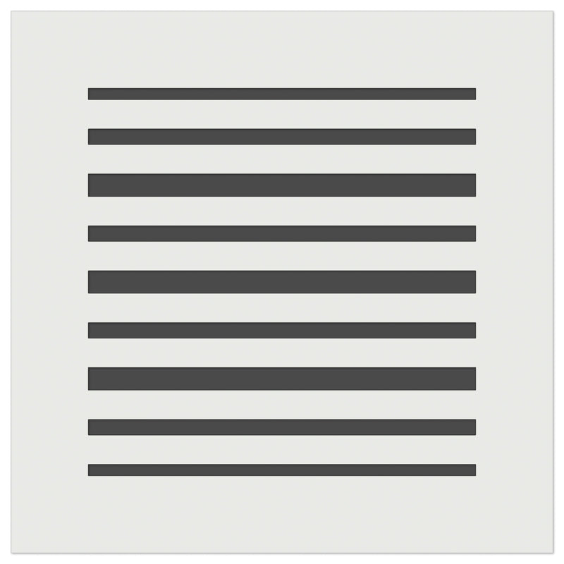 Skinny Nautical Stripes Pattern Background Wall Cookie DIY Craft Reusable Stencil