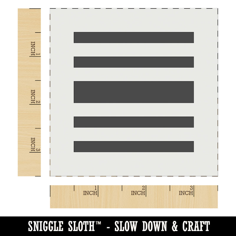 Stripe Pattern Background Wall Cookie DIY Craft Reusable Stencil