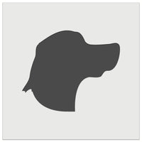 Beagle Face Profile Solid Wall Cookie DIY Craft Reusable Stencil