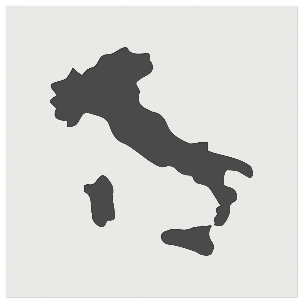 Italy Country Solid Wall Cookie DIY Craft Reusable Stencil