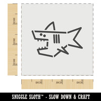 Shark Doodle Wall Cookie DIY Craft Reusable Stencil