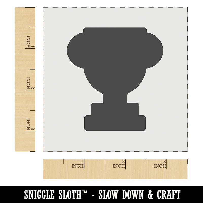 Trophy Award Solid Wall Cookie DIY Craft Reusable Stencil