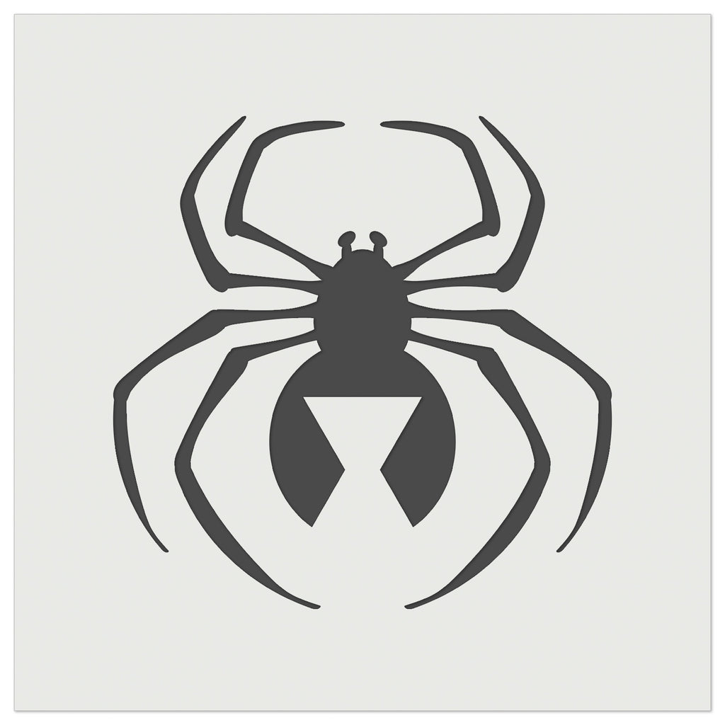 Black Widow Spider Wall Cookie DIY Craft Reusable Stencil