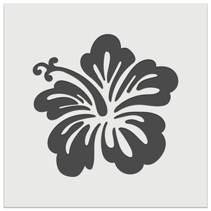 Pretty Hibiscus Flower Tropical Wall Cookie DIY Craft Reusable Stencil