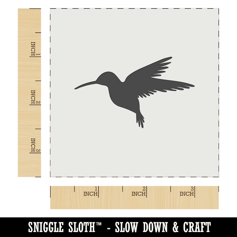 Hummingbird Silhouette Wall Cookie DIY Craft Reusable Stencil