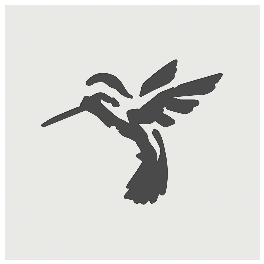 Hummingbird Sketch Wall Cookie DIY Craft Reusable Stencil