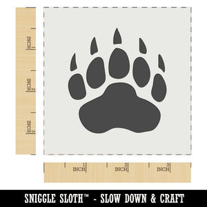 Grizzly Bear Claw Paw Wall Cookie DIY Craft Reusable Stencil