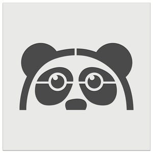 Peeking Panda Wall Cookie DIY Craft Reusable Stencil