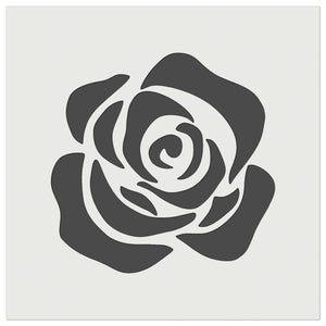 Rose Flower Solid Wall Cookie DIY Craft Reusable Stencil