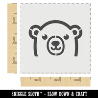 Peeking Polar Bear Wall Cookie DIY Craft Reusable Stencil