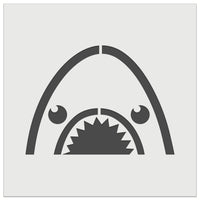 Peeking Shark Wall Cookie DIY Craft Reusable Stencil