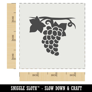 Grapes on the Vine Wall Cookie DIY Craft Reusable Stencil