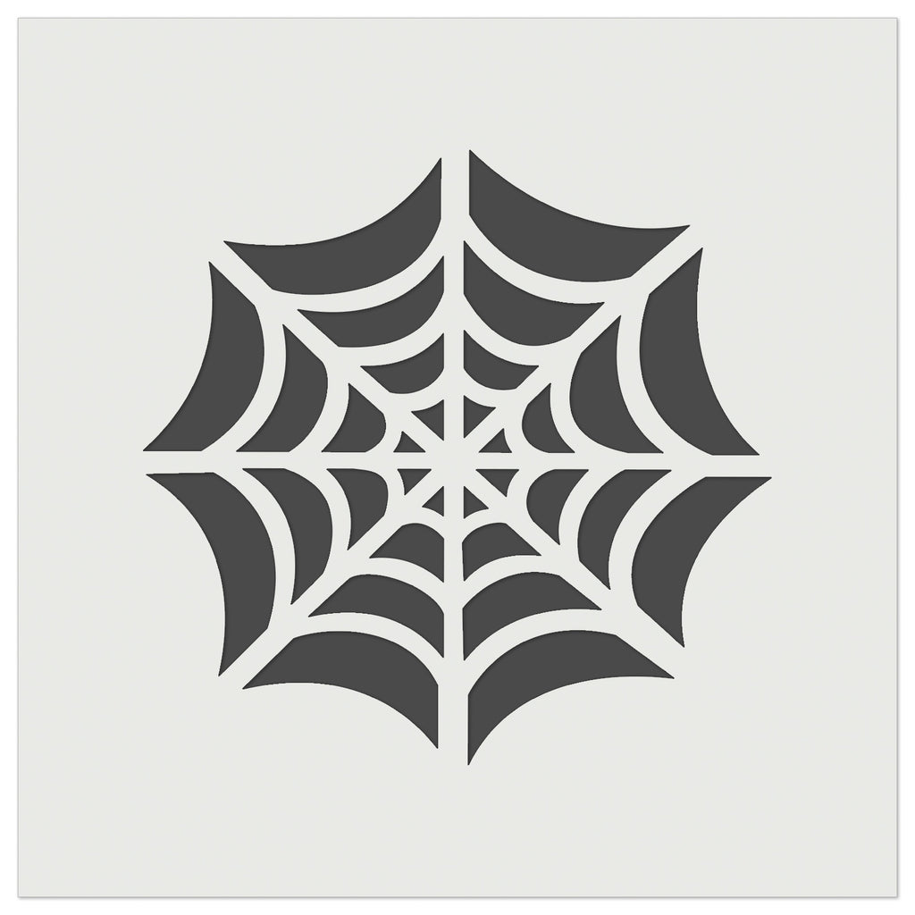 Elegant Spider Web Halloween Wall Cookie DIY Craft Reusable Stencil