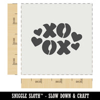 XOXO with Hearts and Love Wall Cookie DIY Craft Reusable Stencil