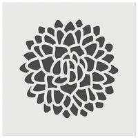 Beautiful Dahlia Flower Wall Cookie DIY Craft Reusable Stencil