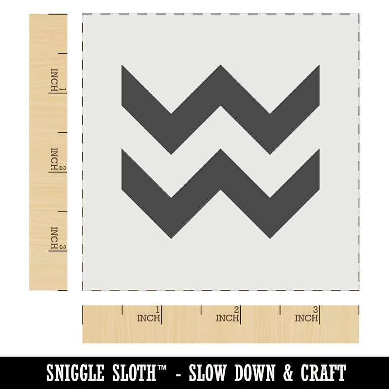 Chevrons for Seamless Repeating Pattern Wall Cookie DIY Craft Reusable Stencil