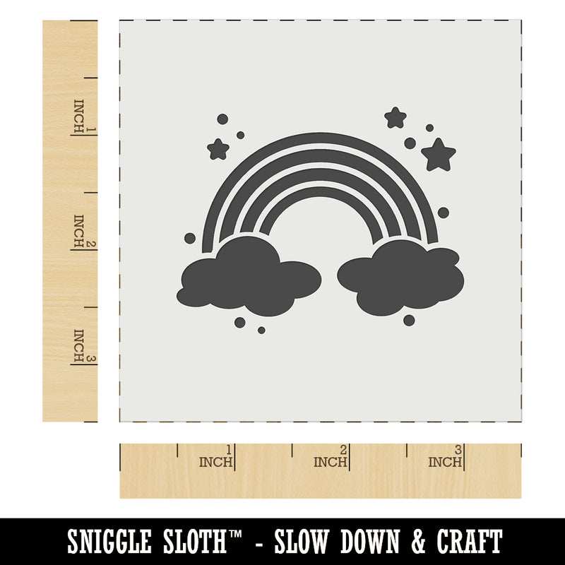 Sweet Adorable Magical Rainbow Wall Cookie DIY Craft Reusable Stencil