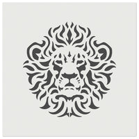 Arabesque Floral Decorative Lion Head Wall Cookie DIY Craft Reusable Stencil