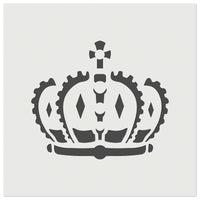 King Queen Royal Crown Wall Cookie DIY Craft Reusable Stencil